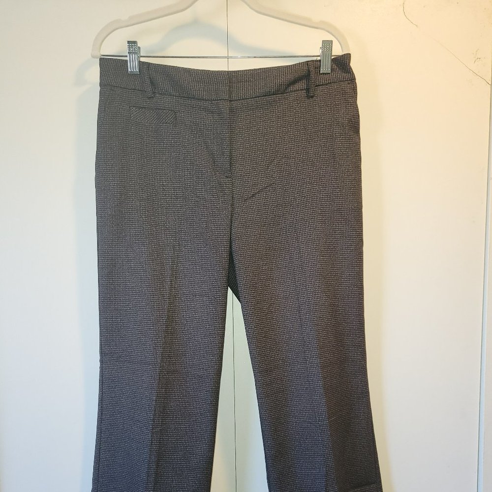 Black Patterned Slacks